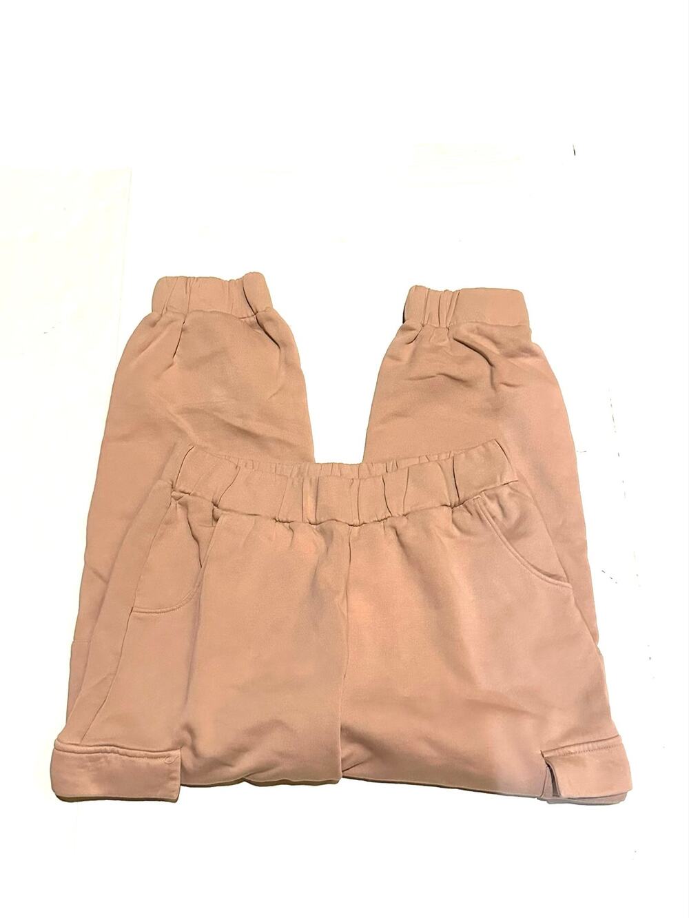 Express Tan Mauve High Waisted Cargo Jogger Pants Size Medium